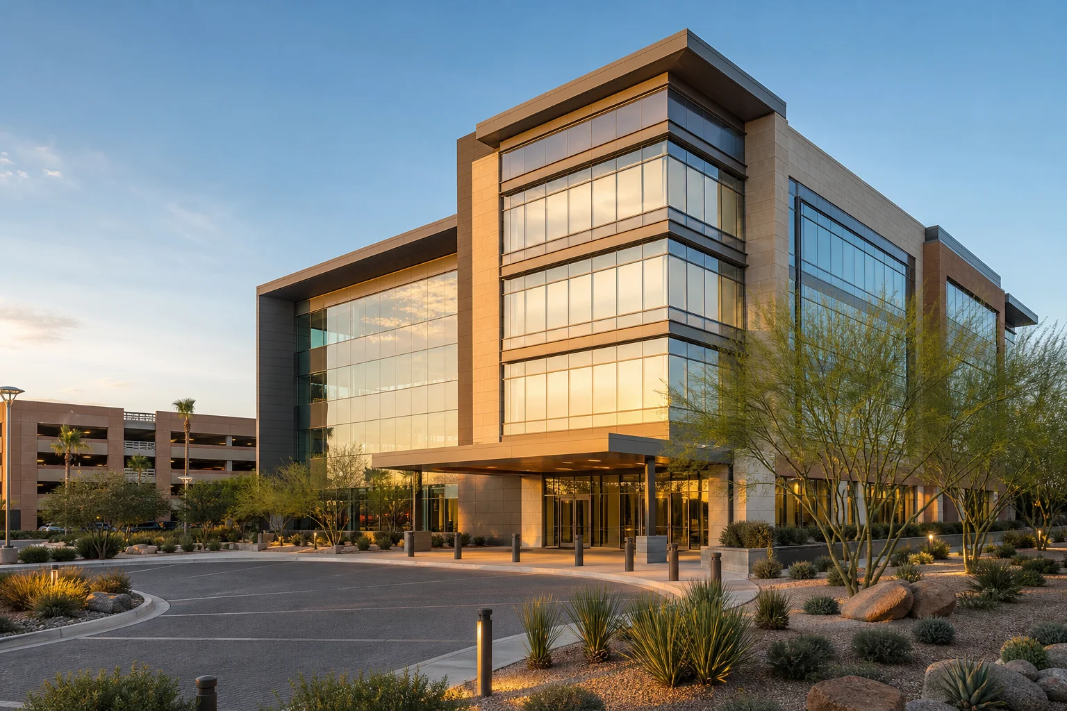 Scottsdale, Arizona office building exterior illustrating what 3,000 square feet of Scottsdale office really costs monthly