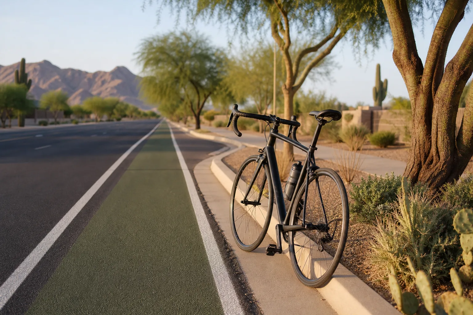 Valley Accident Law | Scottsdale Bicycle Accident Lawyer Serving the Phoenix Metro Bicycle accident representation, bicycle roadside in Arizona, Valley Accident Law