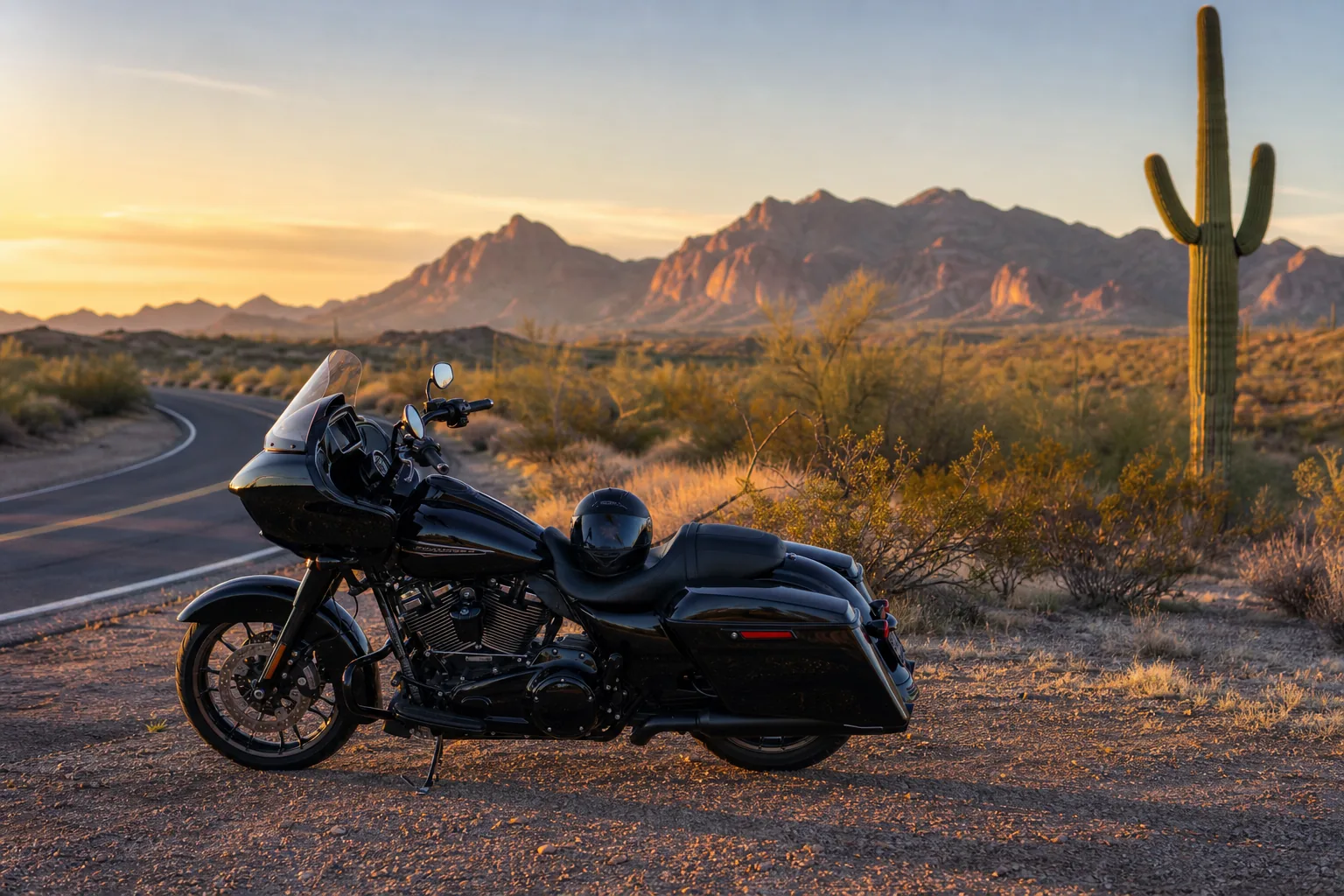 Valley Accident Law | Scottsdale Motorcycle Accident Lawyer Serving Phoenix and the Valley Motorcycle accident representation, motorcycle roadside in Arizona, Valley Accident Law