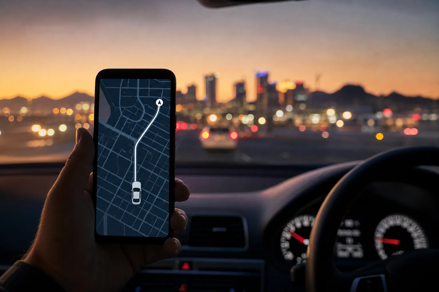 Valley Accident Law | Scottsdale Uber and Lyft Accident Attorney Serving Phoenix Uber and Lyft rideshare accident representation, rideshare phone map in Arizona, Valley Accident Law